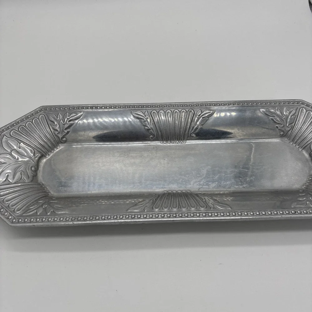 Lenox Butler's Pantry Bread Tray. Silver 18 X 8